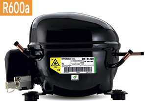 Компрессор ERU 40 CLP (R600, -23.3C, 125Вт)»Embraco»