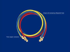 VALUE product image: Заправочный шланг R410a VRP-U-(R,Y,B)1/4-5/16 120см